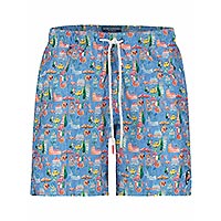 SWIMSHORT ITALY BLUE - A Fish Named Fred