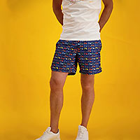 SWIMSHORT SCOOTER NAVY - A Fish Named Fred