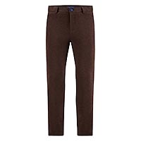 TROUSER PIQUE CHOCOLATE BROWN - A Fish Named Fred