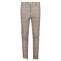 TROUSER THREADS CHECK SAND - Fred's Threads