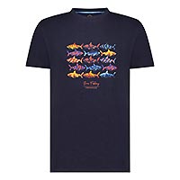 TSHIRT AFNF NAVY SHARKS - A Fish Named Fred
