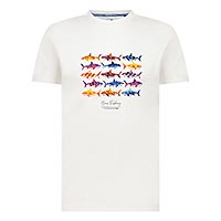TSHIRT AFNF WHITE SHARKS - A Fish Named Fred