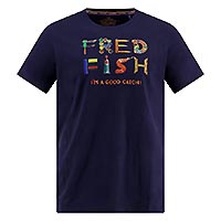 TSHIRT FRED FISH NAVY - A Fish Named Fred