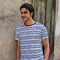 TSHIRT STRIPED NAVY - A Fish Named Fred