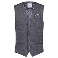WAISTCOAT BLUE SAND STRUCTURE - A Fish Named Fred