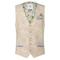 WAISTCOAT LINEN LOOK SANDY - A Fish Named Fred