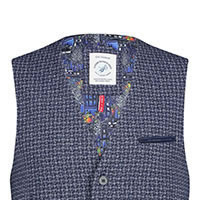 WAISTCOAT RECYCLED BEND BLUE - A Fish Named Fred