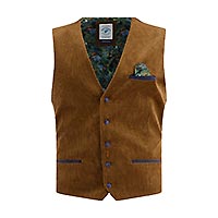 WAISTCOAT RIB CHOC - A Fish Named Fred
