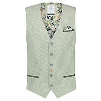 WAISTCOAT SMALL GREEN CHECK - A Fish Named Fred