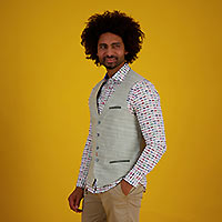 WAISTCOAT SMALL GREEN CHECK - A Fish Named Fred