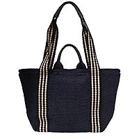 SAC SHOPPING KAIA RAFFIA NAVY - Abro