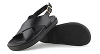 NICO CROSS SANDAL BLACK - Alohas