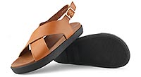 NICO CROSS SANDAL TAN - Alohas