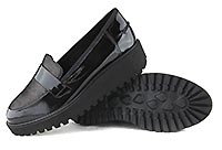 KENT WEDGE LACK BLACK - Ara