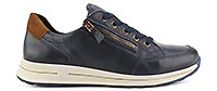 OSAKA ZIP BLEU TAN - Ara
