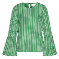 LORENAA STRIPES GREEN - Armedangels