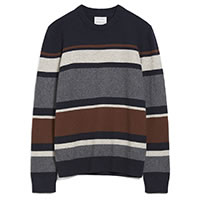 SAATO NAVY CAMEL GREY - Armedangels