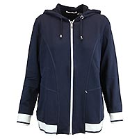 HOODIE ZIP BRAYDUNES BLEU - Bagoraz