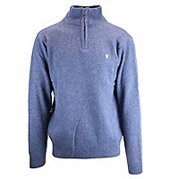 PULL HARRIS HALFZIP BLUE JEANS - B.O. Bande Originale