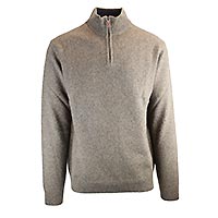 PULL HITCH HALFZIP BROWN MIX - B.O. Bande Originale