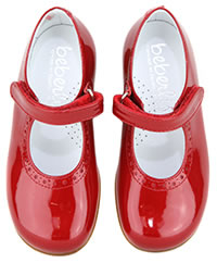 chaussure vernis rouge fille