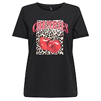 ANE BERRY PRINT BLACK - Only