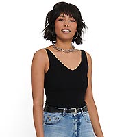 ANNA TOP KNT BLACK - JDY