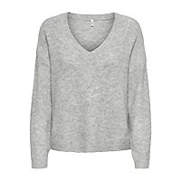 ARIZONA PULL KNIT LIGHT GREY - Only