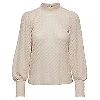 AVERY LACE TOP SANDSHELL - JDY