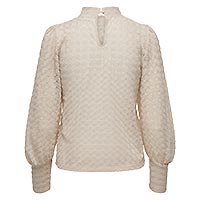AVERY LACE TOP SANDSHELL - JDY