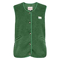 BABY TEDDY VEST MED GREEN - Only