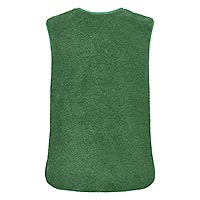 BABY TEDDY VEST MED GREEN - Only