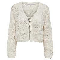 BEACH CARDIGAN CLOUD DANCER - Only