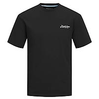 BEAU TSHIRT FRONTRPRINT BLACK - Jack & Jones