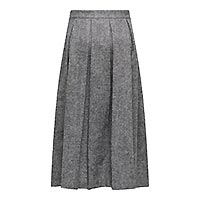 BEEKA WOOL LOOK SKIRT GREY MEL - Only
