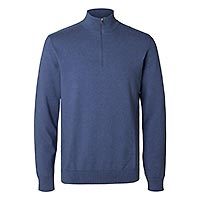 BERG HALF ZIP KNIT OCEANA - Selected