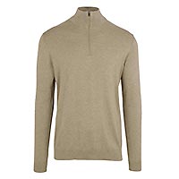 BERG HALF ZIP KNIT VETIVER - Selected
