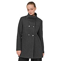 BLAKE COAT DARK GREY - Only