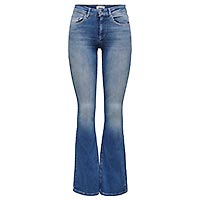 BLUSH FLARED MED BLU DENIM L32 - Only