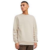 BRADLEY SWEAT CREW MOONBEAM - Jack & Jones
