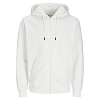 BRADLEY ZIP SWEAT CLOUD DANCER - Jack & Jones