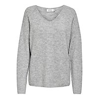 CAMILLA PULLOVER LIGHT GREY - Only