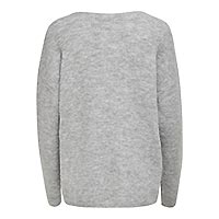CAMILLA PULLOVER LIGHT GREY - Only