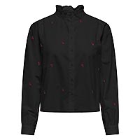 CAMILLE SHIRT BLACK  - Only