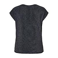 CAROL VNECK BLACK SILVER - Only