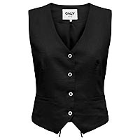 CARO VEST BLACK  - Only