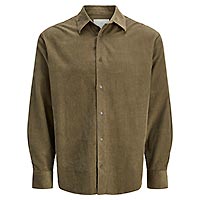 CASCOT CORDUROY SHIRT GREY - Jack & Jones