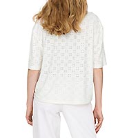 CATHINKA BUTTON TOP CLOUD DANCER - JDY