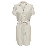 CAYA SHIRT DRESS MOONBEAM - JDY