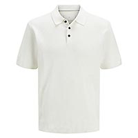 COOPER KNIT POLO CLOUD DANCER - Jack & Jones
